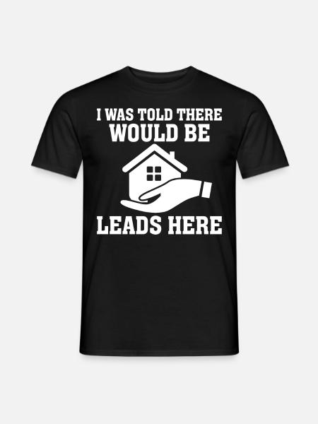Lustiger Versicherungsmakler - Männer T-Shirt - Schwarz