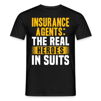 Courtier bizarre - T-shirt homme - noir - Devant - AI Model Male 178 light (178cm)