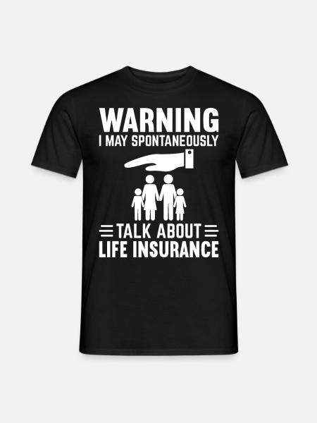 Funny Agent Broker - Men's T-Shirt - black