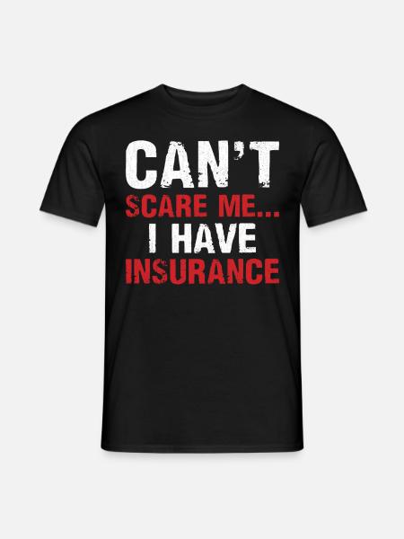 Drôle de courtier d’assurance - T-shirt homme - noir