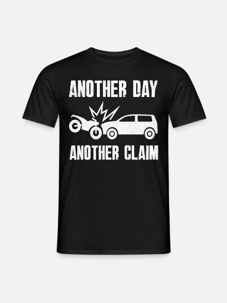 Lustiger Versicherungsmakler - Männer T-Shirt - Schwarz