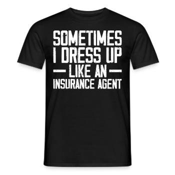 Courtier bizarre - T-shirt homme - noir - Devant - AI Model Male 178 light (178cm)