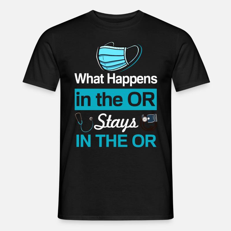 Scrub Tech OP-Techniker Chirurgischer Technologe - Männer T-Shirt - Schwarz