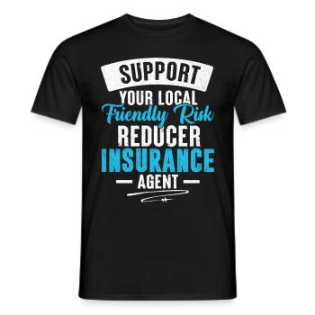 Courtier bizarre - T-shirt homme - noir - Devant - AI Model Male 178 light (178cm)