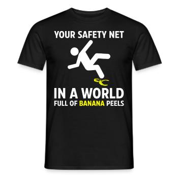 Lustiger Versicherungsmakler - Männer T-Shirt - Schwarz - Vorne - AI Model Male 178 light (178cm)