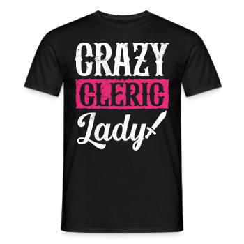 Drôle de Larp Live Action Jeu de rôle Gamer - T-shirt homme - noir - Devant - AI Model Male 178 light (178cm)