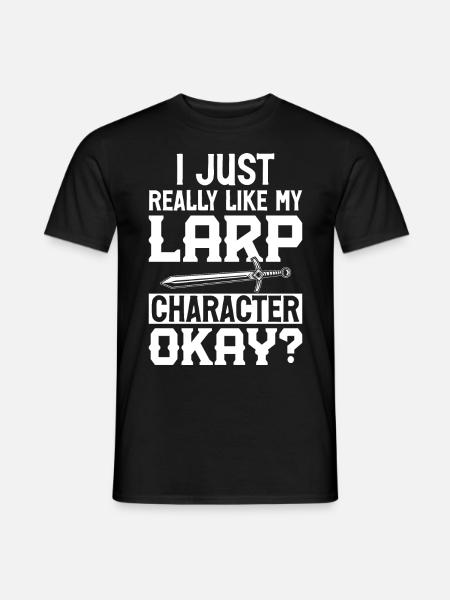 Fun live-action role-playing game - Men's T-Shirt - black