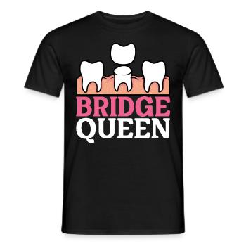 Lustige Zahnlaborantin Zahnärztin - Männer T-Shirt - Schwarz - Vorne - AI Model Male 178 light (178cm)