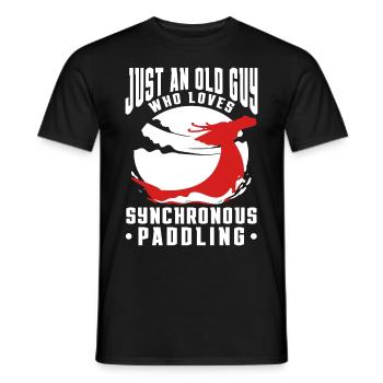 Lustige Drachenbootrennen - Männer T-Shirt - Schwarz - Vorne - AI Model Male 178 light (178cm)