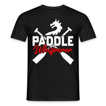 Fun dragon boat races - Men's T-Shirt - black - Front - AI Model Male 178 light (178cm)