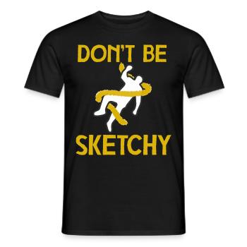 Drôle de scientifique médico-légal - T-shirt homme - noir - Devant - AI Model Male 178 light (178cm)