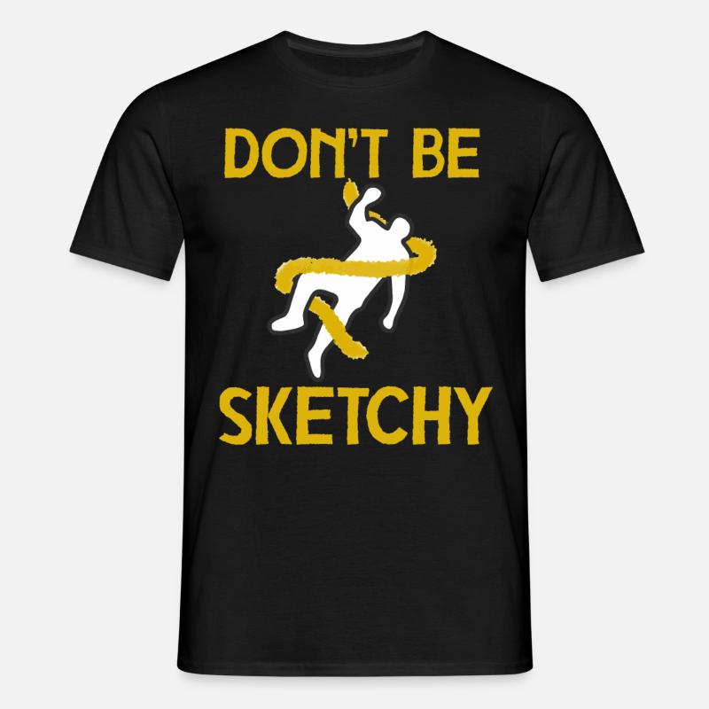 Funny Forensic Scientist Science - Men's T-Shirt - black