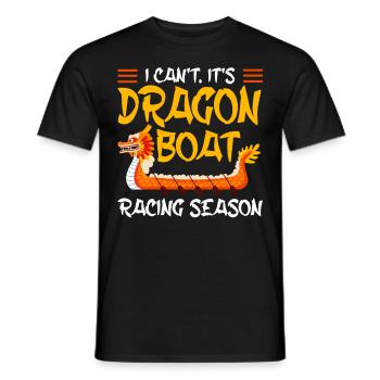 C’est drôle que je ne puisse pas. C’est Dragon Boat-R - T-shirt homme - noir - Devant - AI Model Male 178 light (178cm)