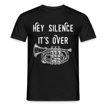 Mellophonist, Musical Instrument Orchestra, - Men's T-Shirt - black - Front - AI Model Male 178 light (178cm)