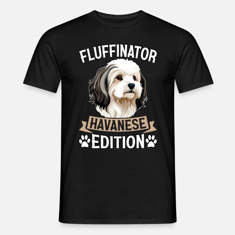 Fluffinator Havanese Edition - Männer T-Shirt - Schwarz