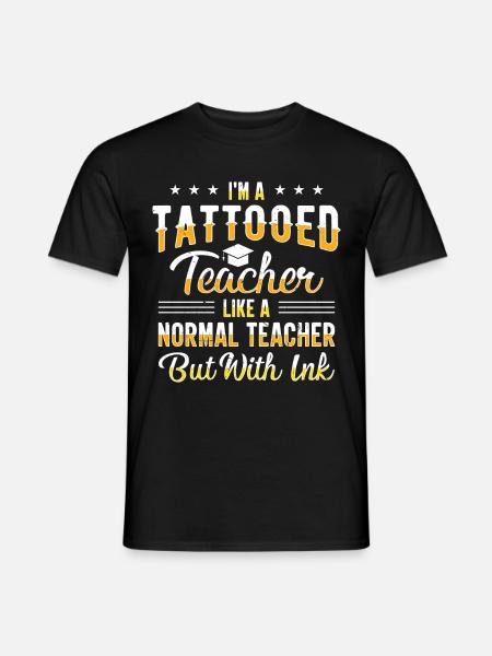Enseignant Enseignant Éducateur Professeur - T-shirt homme - noir