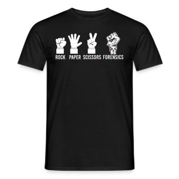 Funny coroner - Men's T-Shirt - black - Front - AI Model Male 178 light (178cm)