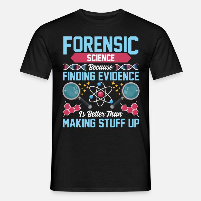 Lustiger Gerichtsmediziner - Männer T-Shirt - Schwarz