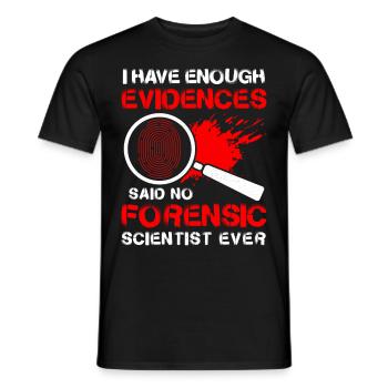 Lustige Wissenschaft - Männer T-Shirt - Schwarz - Vorne - AI Model Male 178 light (178cm)
