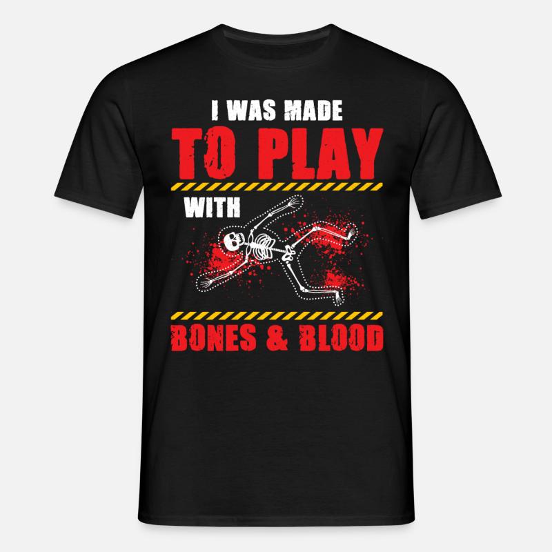 Funny Forensic Scientist Science - Men's T-Shirt - black