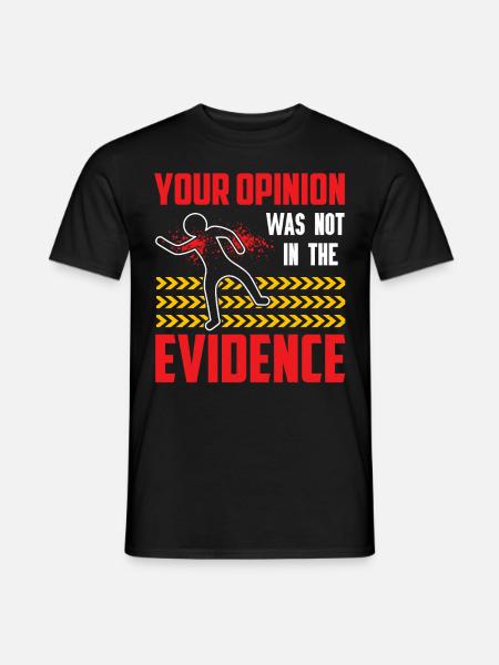 Funny Forensic Scientist Science - Men's T-Shirt - black