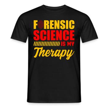 Funny coroner - Men's T-Shirt - black - Front - AI Model Male 178 light (178cm)