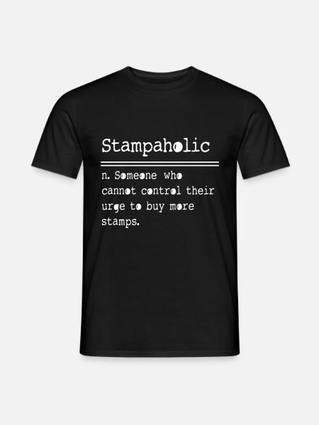 Filatelist Postzegels Filatelie - Heren T-shirt - zwart