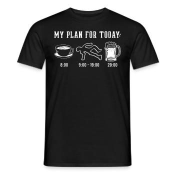 Drôle de scientifique médico-légal - T-shirt homme - noir - Devant - AI Model Male 178 light (178cm)