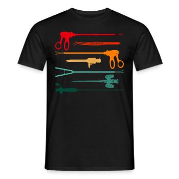 Lustige Gastric Bypass Surgery Bariatric Tools - Männer T-Shirt - Schwarz - Vorne - AI Model Male 178 light (178cm)