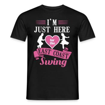 Lindy Hop Swing Tanz Paar Tänzer Swing Tanz - Männer T-Shirt - Schwarz - Vorne - AI Model Male 178 light (178cm)