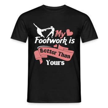 Lindy Hop Swing Tanz Paar Tänzer Swing Tanz - Männer T-Shirt - Schwarz - Vorne - AI Model Male 178 light (178cm)