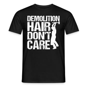 Journée amusante de démolition de maison - T-shirt homme - noir - Devant - AI Model Male 178 light (178cm)