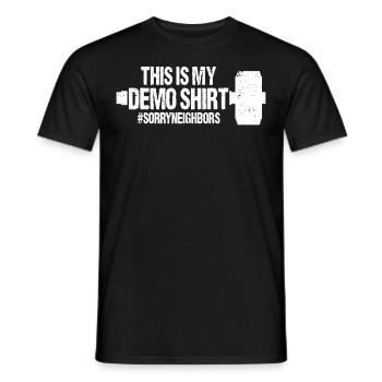 Journée amusante de démolition de maison - T-shirt homme - noir - Devant - AI Model Male 178 light (178cm)