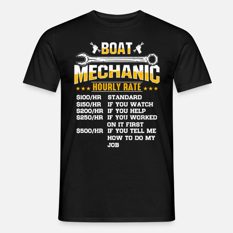 Mechanical Engineer Engineer Profession - Men’s T-shirt - black