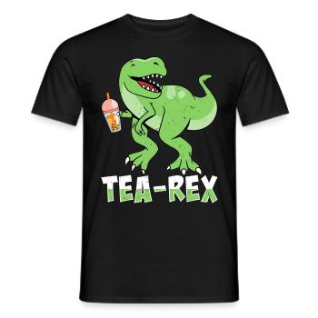 Bubble Tea Drink Pearl Milk Tea Lover Kawaii - Men's T-Shirt - black - Front - AI Model Male 178 light (178cm)