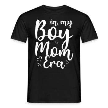 Mom Of Boys Best Mom Ever - Men's T-Shirt - black - Front - AI Model Male 178 light (178cm)