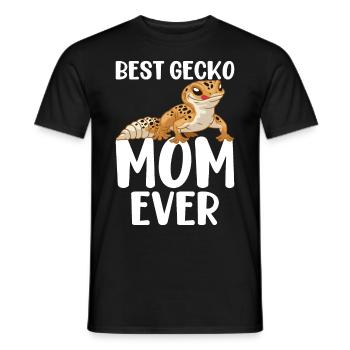 Léopard Lézard Reptile - T-shirt homme - noir - Devant - AI Model Male 178 light (178cm)