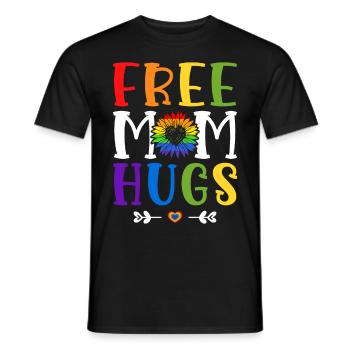 LGBTQ Mutter Stolz - Männer T-Shirt - Schwarz - Vorne - AI Model Male 178 light (178cm)