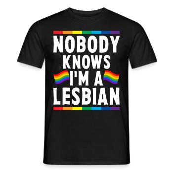 LGBTQ - T-shirt homme - noir - Devant - AI Model Male 178 light (178cm)