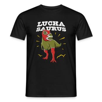 Mexikanischer Wrestling Wrestler Lucha Libre Maske - Männer T-Shirt - Schwarz - Vorne - AI Model Male 178 light (178cm)
