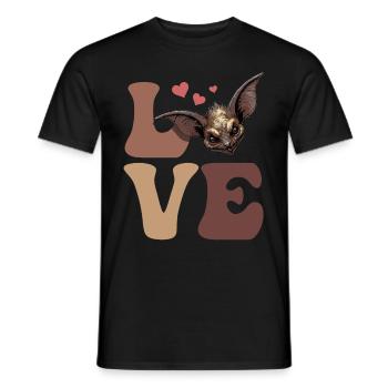 El Chupacabra Kryptide Kryptozoologie LIEBE - Männer T-Shirt - Schwarz - Vorne - AI Model Male 178 light (178cm)