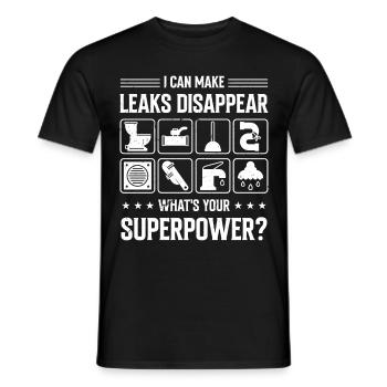 Sanitär Abfluss Chirurg Job Beruf - Männer T-Shirt - Schwarz - Vorne - AI Model Male 178 light (178cm)