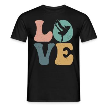 Breakdance Danse Breakdancer Hip Hop Dance - T-shirt homme - noir - Devant - AI Model Male 178 light (178cm)
