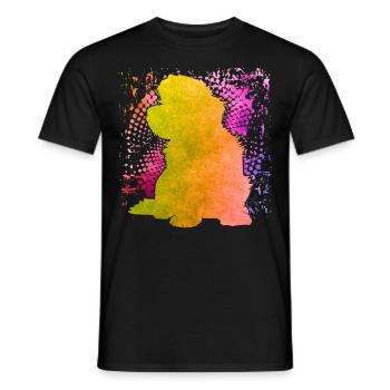 Havanais rétro - T-shirt homme - noir - Devant - AI Model Male 178 light (178cm)