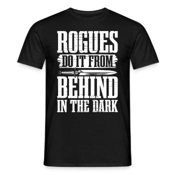 Lustige LARP Live Action Rollenspiele - Männer T-Shirt - Schwarz - Vorne - AI Model Male 178 light (178cm)
