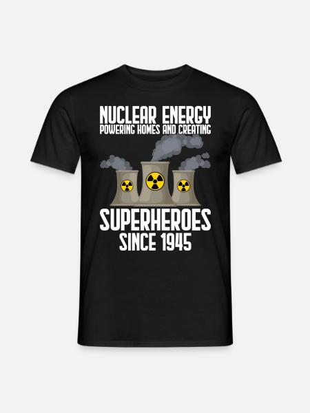 Kernkraftwerk - Männer T-Shirt - Schwarz