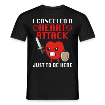 Drôle de récupération pendant la chirurgie ouverte - T-shirt homme - noir - Devant - AI Model Male 178 light (178cm)