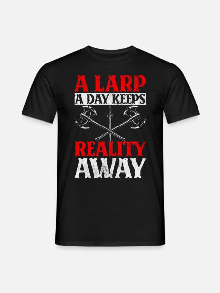 Live-Action-Rollenspiele - Männer T-Shirt - Schwarz