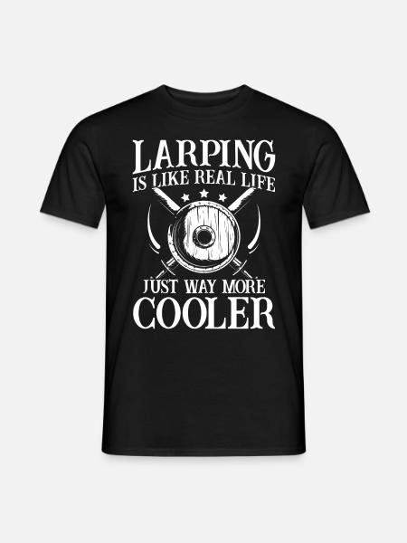 LARP Live-Action-Rollenspiele - Männer T-Shirt - Schwarz