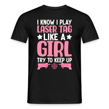 Spieler - Männer T-Shirt - Schwarz - Vorne - AI Model Male 178 light (178cm)